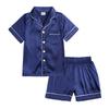 Kids Silk-like Loungewear Set Toddler To Big Kids