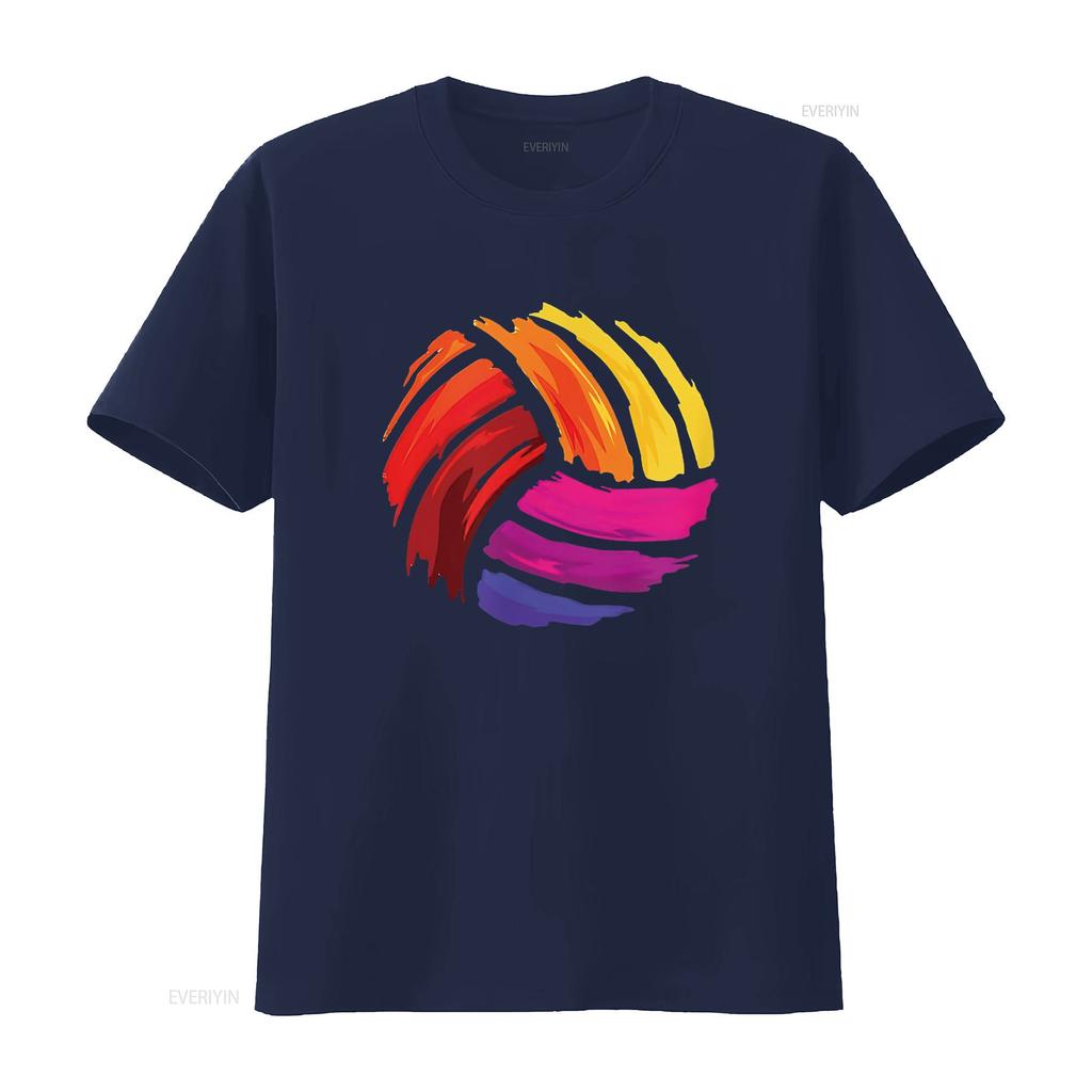 Damen Volleyball T-Shirt vintage gewaschen Unisex Top für den Alltag grafisch Dehnbar Vielseitig Bequem Atmungsaktiv Weich