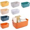 Set of 7 Plastic Storage Bins 2 1L Capacity Each for Organizing Kitchen Bathroom Classroom and Cupboard Storage Areas