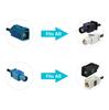 Bingfu Car Stereo Head Unit FM AM Radio Satellite Radio Antenna Adapter Wire Fakra