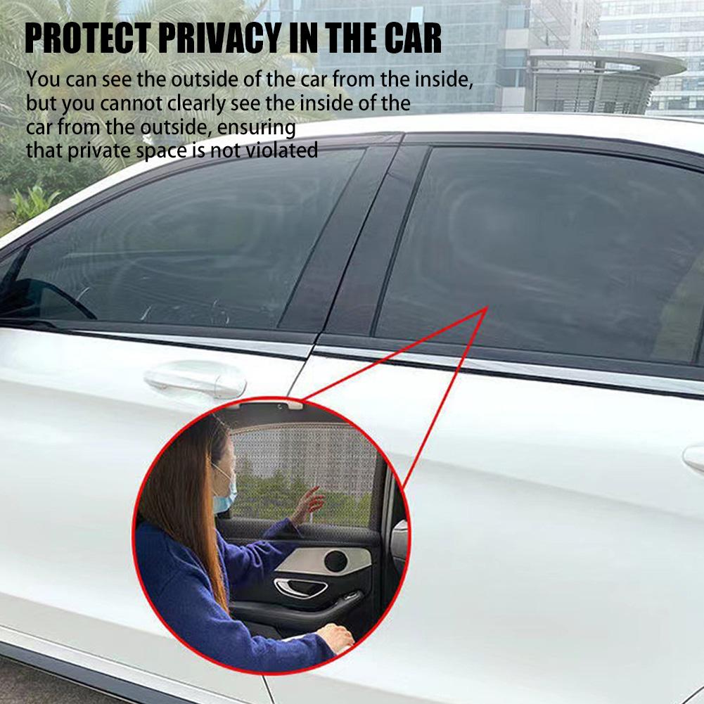 Umbrelă de soare auto Perdele universale pentru geamuri laterale Perdele pentru mașină Protecție împotriva țânțarilor Plasă de plasă Parasolar pentru mașină
