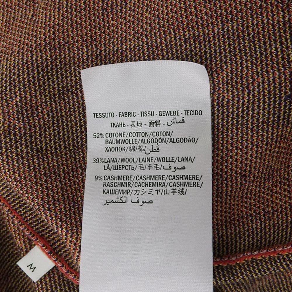 Gucci Excellent Condition Horsebit Chain Cashmere Blend Cardigan for Men, Red/Blue, Size M, 572622, Red/Blue Tops M Red/BlueUsed