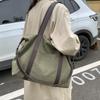 Fashion and Leisure Large-capacity Canvas Travel Sports Women's Tote Bag New Simple Commuter Shoulder Messenger Bag