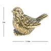Kleine Spatzstatue, Metall, Messing, Teehaustier, Tischdekoration, Heimdekoration, Zubehör, Retro-Vogel, Tierfiguren, Miniaturen, Handwerk