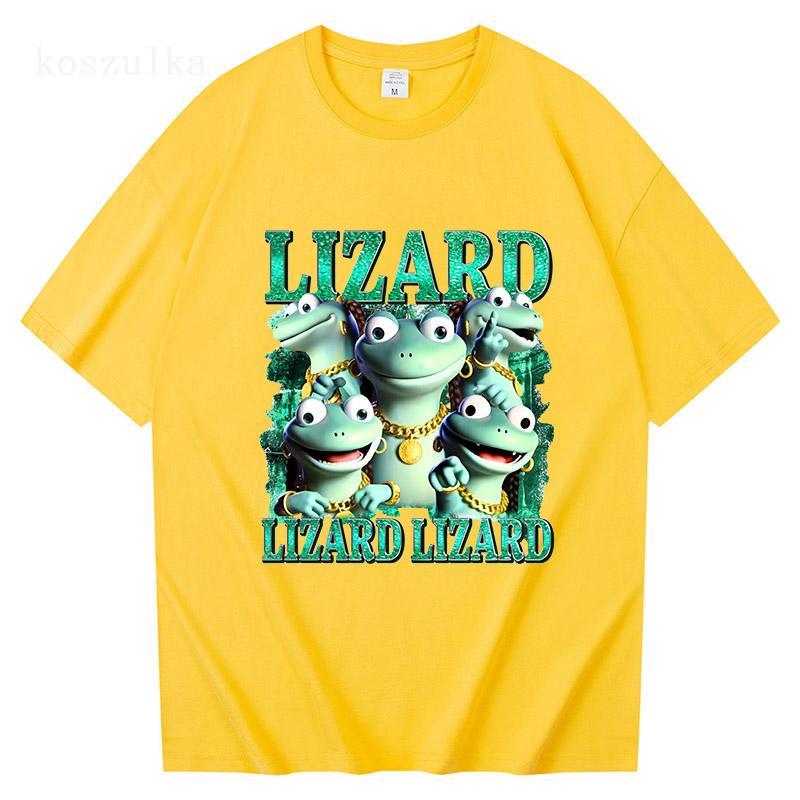 

Funny Lizard Meme Graphic T-shirt Women Tees Casual Short Sleeve Cotton Tshirts Unisex Streetwear Cartoon Printing T Shirt Male 4XL