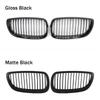 For BMW 3 Series E92 E93 Coupe M3 2008-2010 2x Car ABS Grille Front Kidney Grill Single Line Style 51137157277 51137157278 Parts