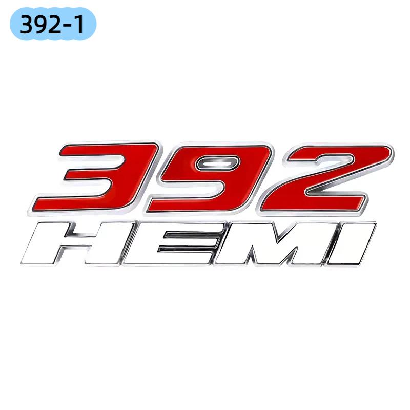 3D Metall 345 392 HEMI Emblem Dekor Aufkleber Für D-odg-e Ram 1500 C-aliber Nitro C-aravan A-venger Dart C-hallenger Zubehör