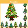 3m Led Lights Felt Christmas Tree Kids Toddlers Xmas Diy Wall Decoration Hanging