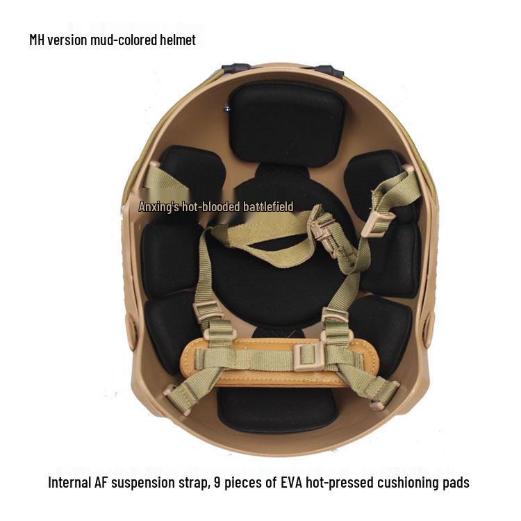 FAST Lightweight Tactical Helmet with Military Suspension - 430g Outdoor Wargame Equipment