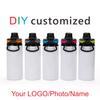 Customized Summer Bottle 600ML Personalize Print Your LOGO Photo Name Sublimation Sport Container Outdoor Biker Team Gifts