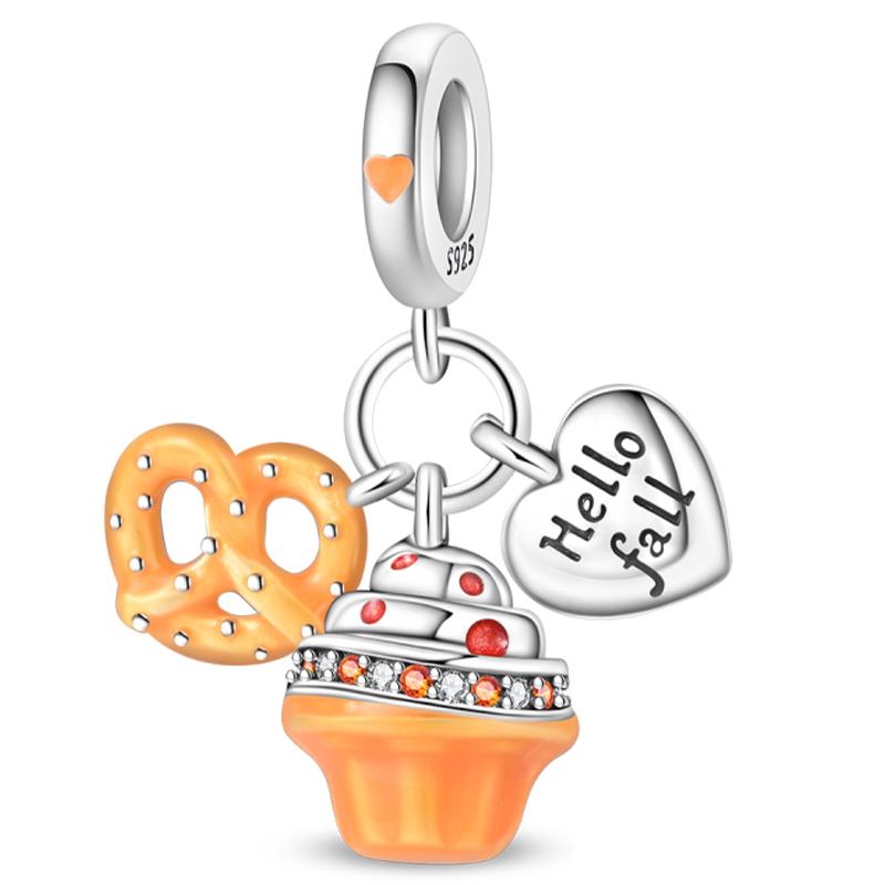 Original Copper Charm Beads Glowing Luminous Lantern Angel Magic Cat Jungle Pendant Bead For Bracelet Charm Jewelry