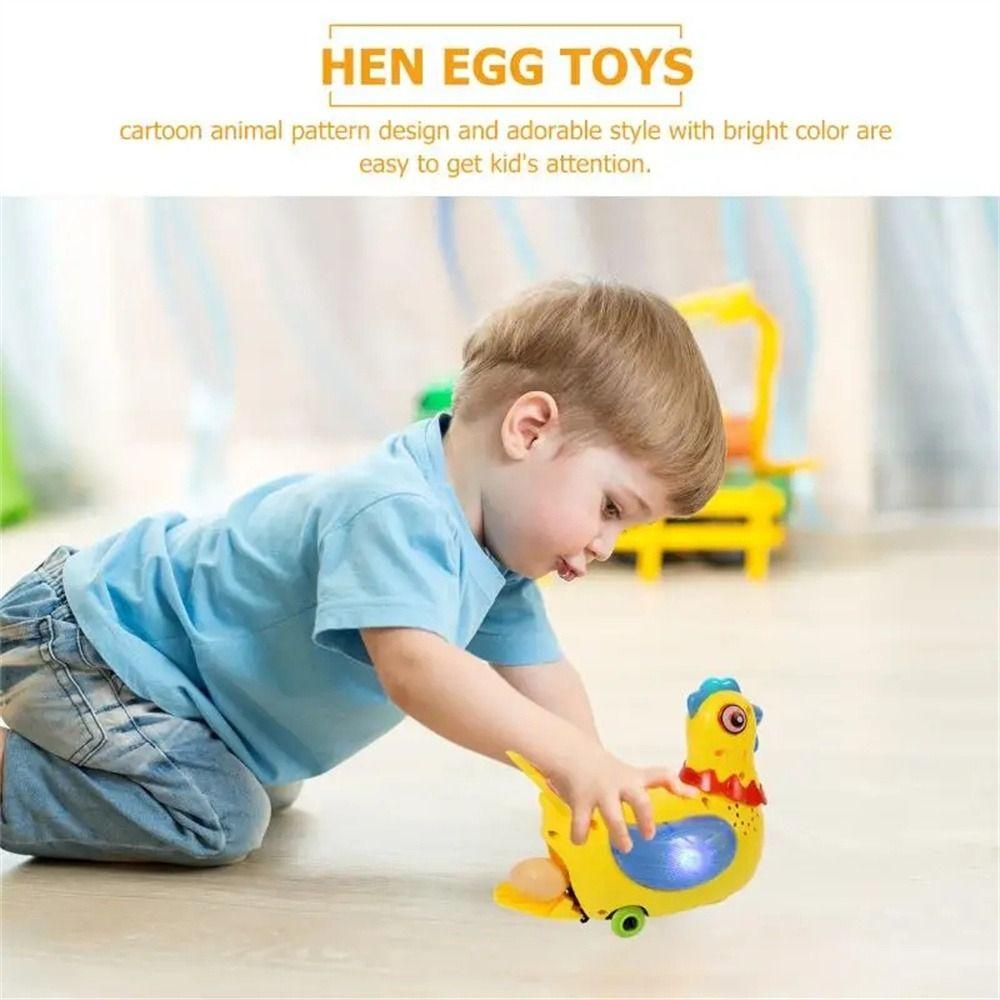Educational Electric Laying Egg Walking Electric Hen Toy Chicken Toy Doll  Entertainment