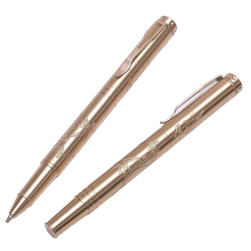 Brass Gel Ballpoint Pen - Business Gift & Office Supplies Signature Pen