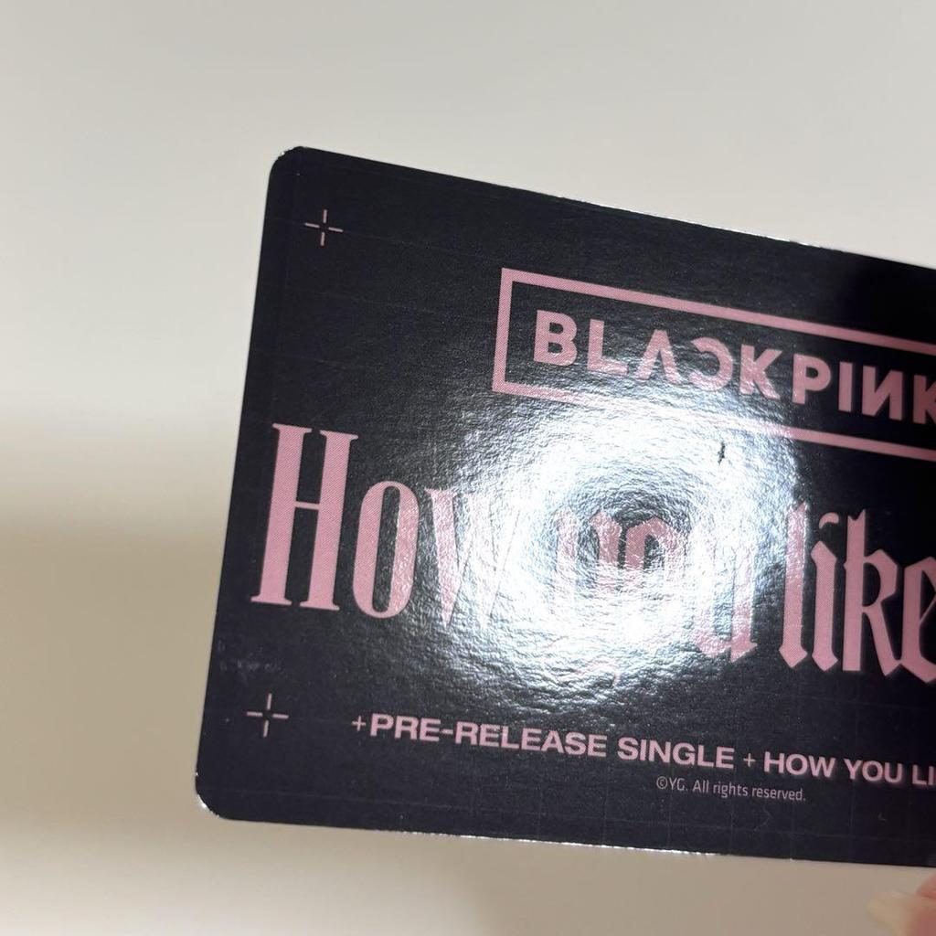 [USED] Blackpink Jisoo trading card Hylt bonus