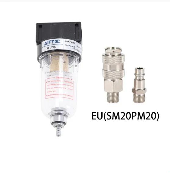 Pneumatic Oil-water Separator Filter AF2000 Single Cup Double Cup Double Filter Water Isolation Air Compressor Automatic Dra