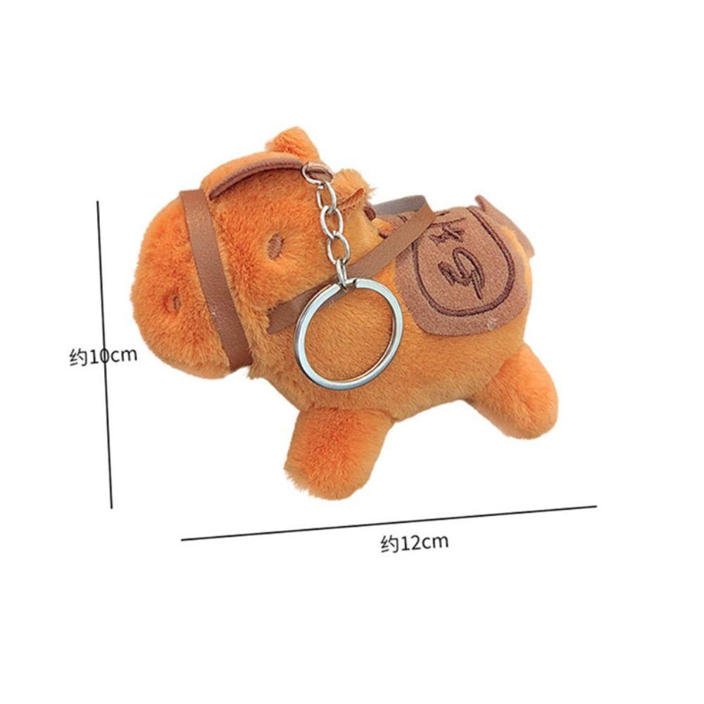 Feel Comfortable Doll Plush Keychain Kawaii Plush toy pendant Pony Keychain  Car Key Pendant