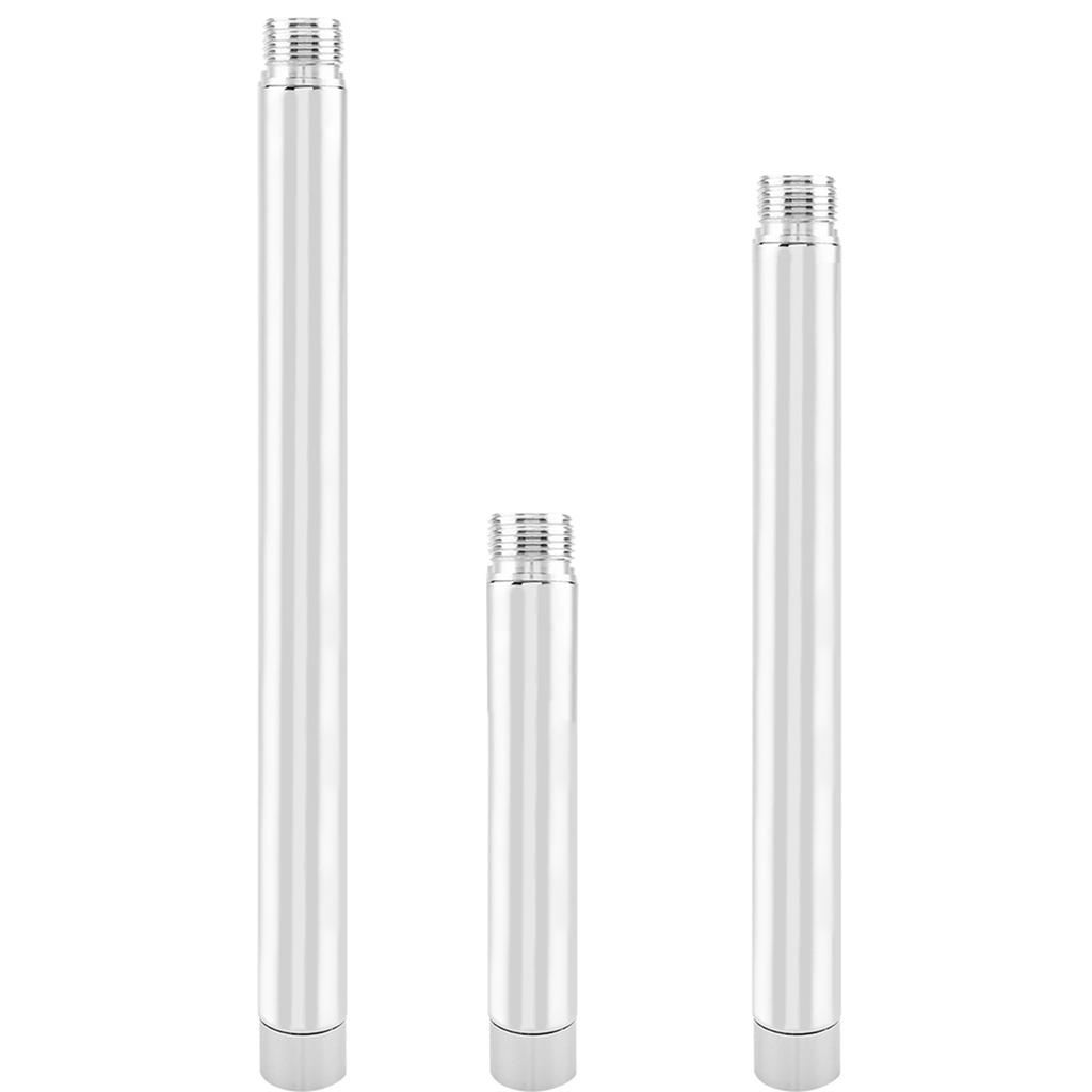 4/6/8/10in Extension Shower Arm Stainless Steel Extender Tube Shower Head Extension Rod Showerhead Extension Tube
