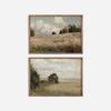 Sky Vase Canvas Painting Wall Art Pictures Vintage Posters and Prints for Living Room Decor American Style Calm Country Field