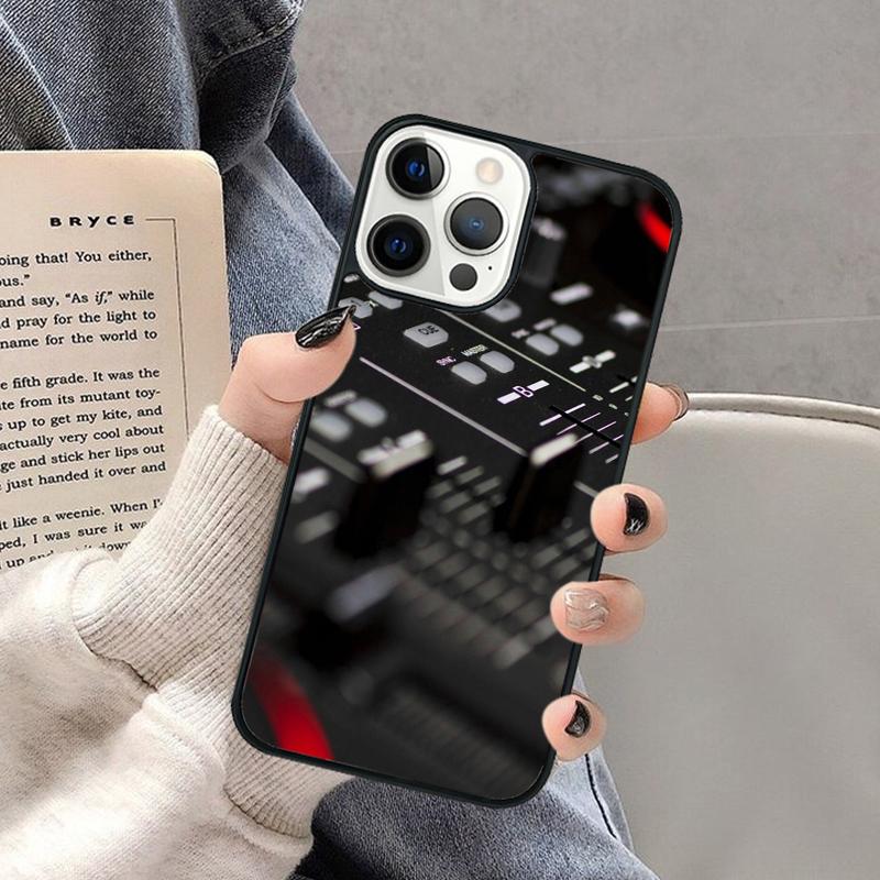 

DJ Mixer Music Phone Case for iPhone 17 Air 16 16e 15 Plus for Apple 13 11 12 14 Pro Max Cover coque Shell iPhone 13