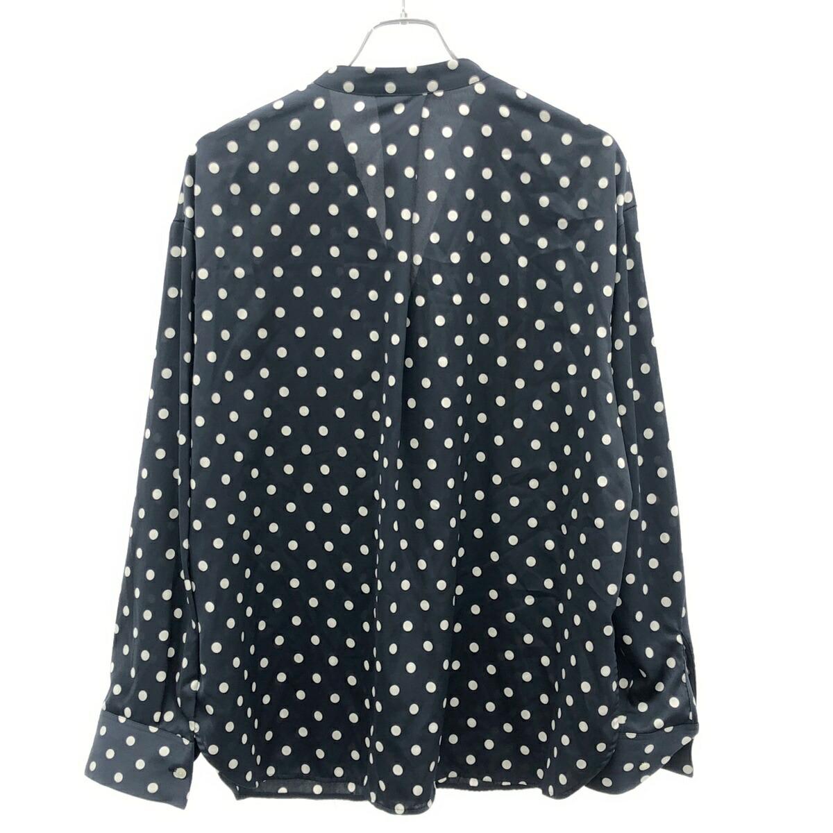 IENA 24SS Dot Print Nuance Shirt Blouse 24051900210020 Navy F [Used] ITFBDMTY57R8