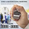 Handheld Tally Counter Tool 4 Digit Number Count Clicker Counter Hand Mechanical Pitch Counters for Coaching,Knitting,Fishing,