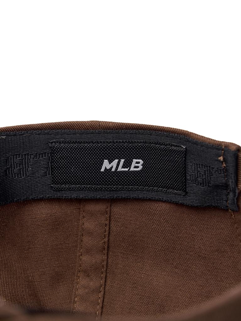 Emelbi Nano Logo Unstructured Ball Cap Ny (Brown)