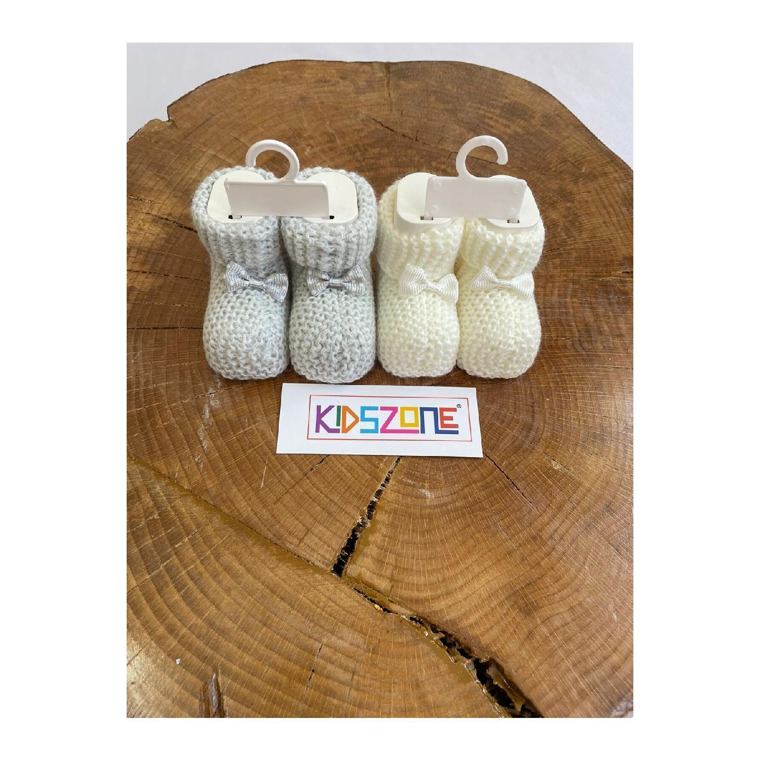

Baby Footwear Knitted Knitwear Baby Footwear 0-3 Months 2 Pieces 0-3 AY