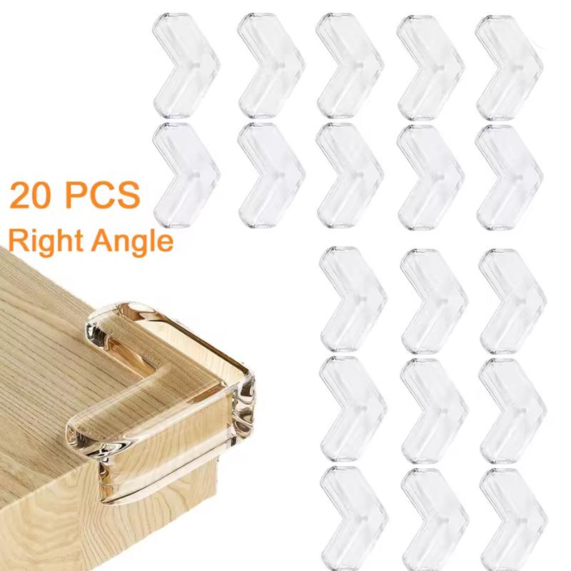 10pcs/20pcs Baby Safety Silicone Protector Table Corner Edge Protection Cover Electric Socket Children Anticollision Guards