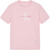 Logo Round Neck Short Sleeve T-Shirt Women Tops Pink 47B865G-7UD