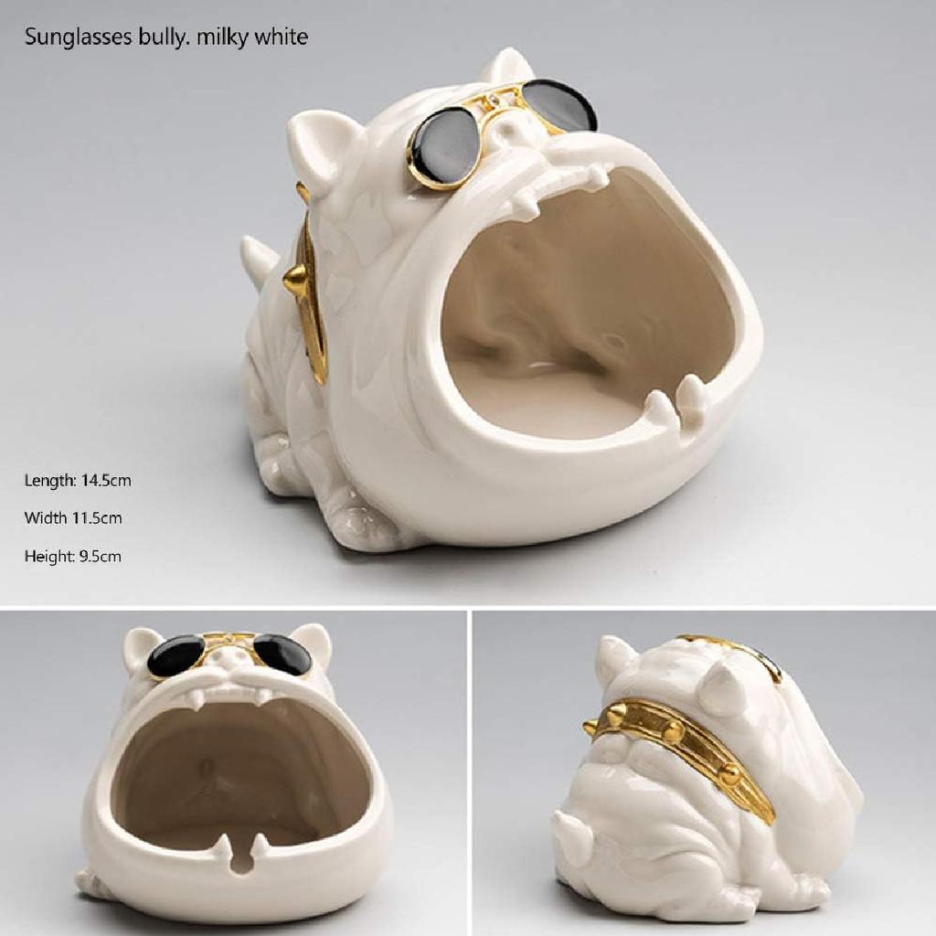 Ceramic Cartoon Gorilla Orangutan Ashtray Creative Gorilla Ashtrays Home Anti-flying Ash Ornament Smoking Accessories Decoration