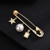 Senior Brooches Flower Leaf Brooch Pins for Women Suit Pendant  Fashion Brooches Jewelry