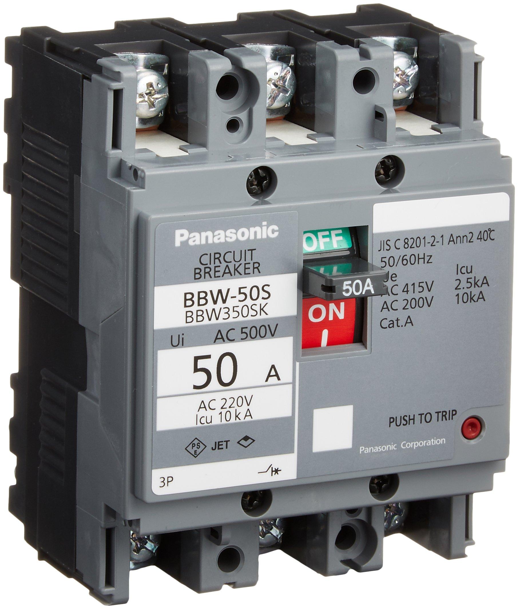 

Автоматичний вимикач Panasonic тип 3P3E 50A BBW350SK BBW-50S