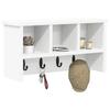 Wall Mounted Nightstand White 50 X 16 X 26 Cm Engineered Wood
