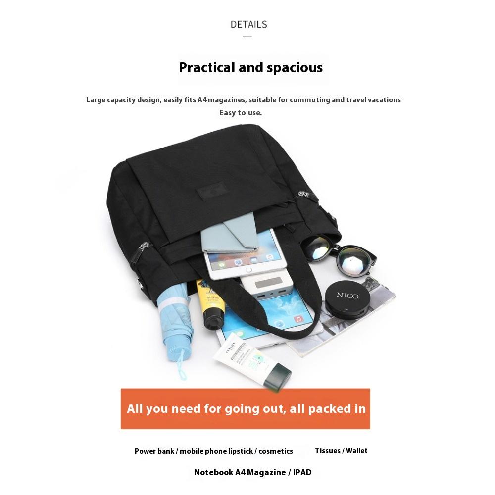 Autumn and Winter Nylon Women's Bag Casual Large-capacity Travel Bag Anti-splashing Multi-pocket Portable Messenger Shoulder Women's Bag