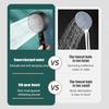 Five-mode high-pressure shower head, adjustable shower head with hose, water-saving, one-button nozzle stop.