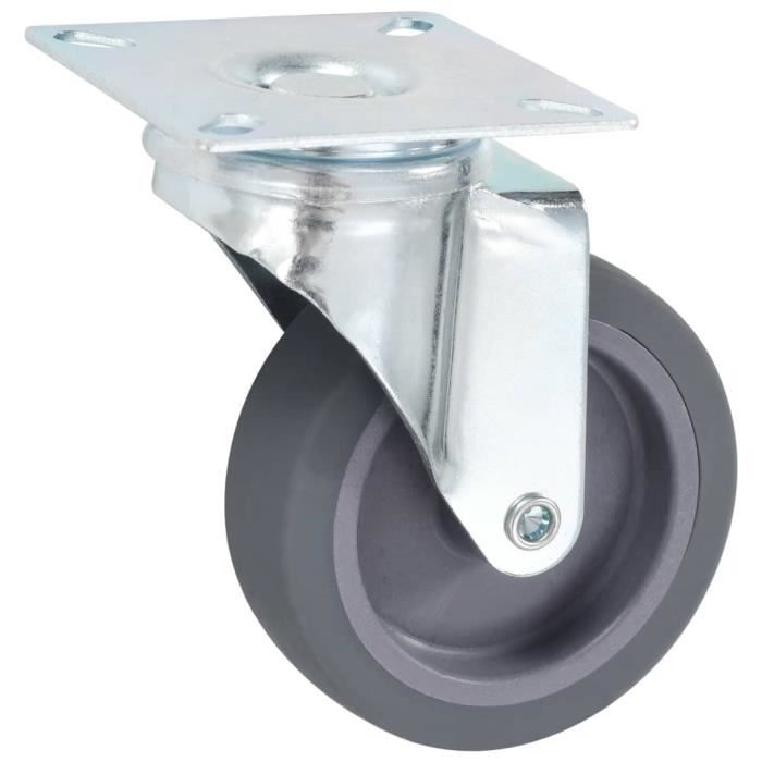 VidaXL Roulettes pivotantes 4 pcs 75 mm