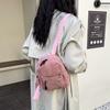 Corduroy backpack new women's bag fashionable simple backpack