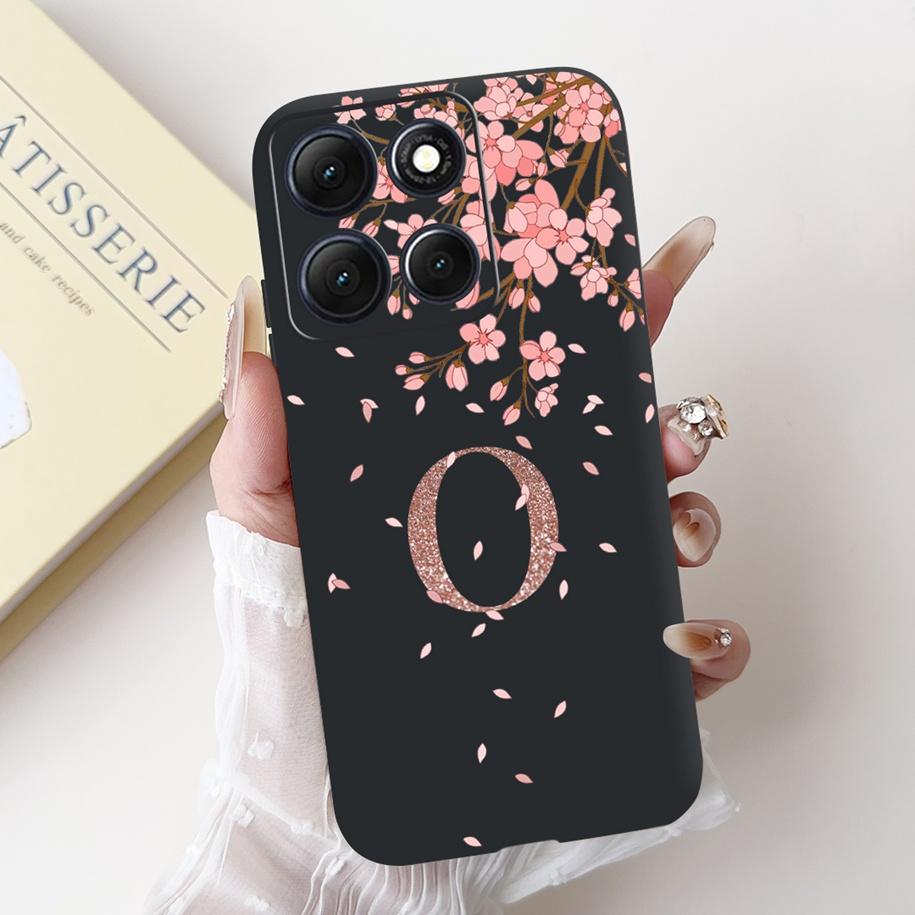 For Motorola Moto G86 Power Case Cute Lucky Letters Crown Flower Soft Silicone Back Cover For Moto G56 G86 5G G86Power Protector
