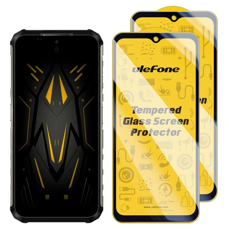 2 pezzi / Confezione Ulefone 9H HD Anti Impronta Vetro Temperato Proteggi Schermo