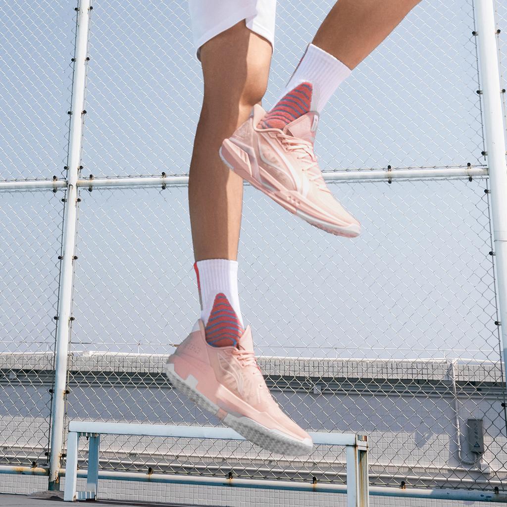 Li Ning Light Speed 3 Basketball Shoes Men's Low top Pink ABPV005-2