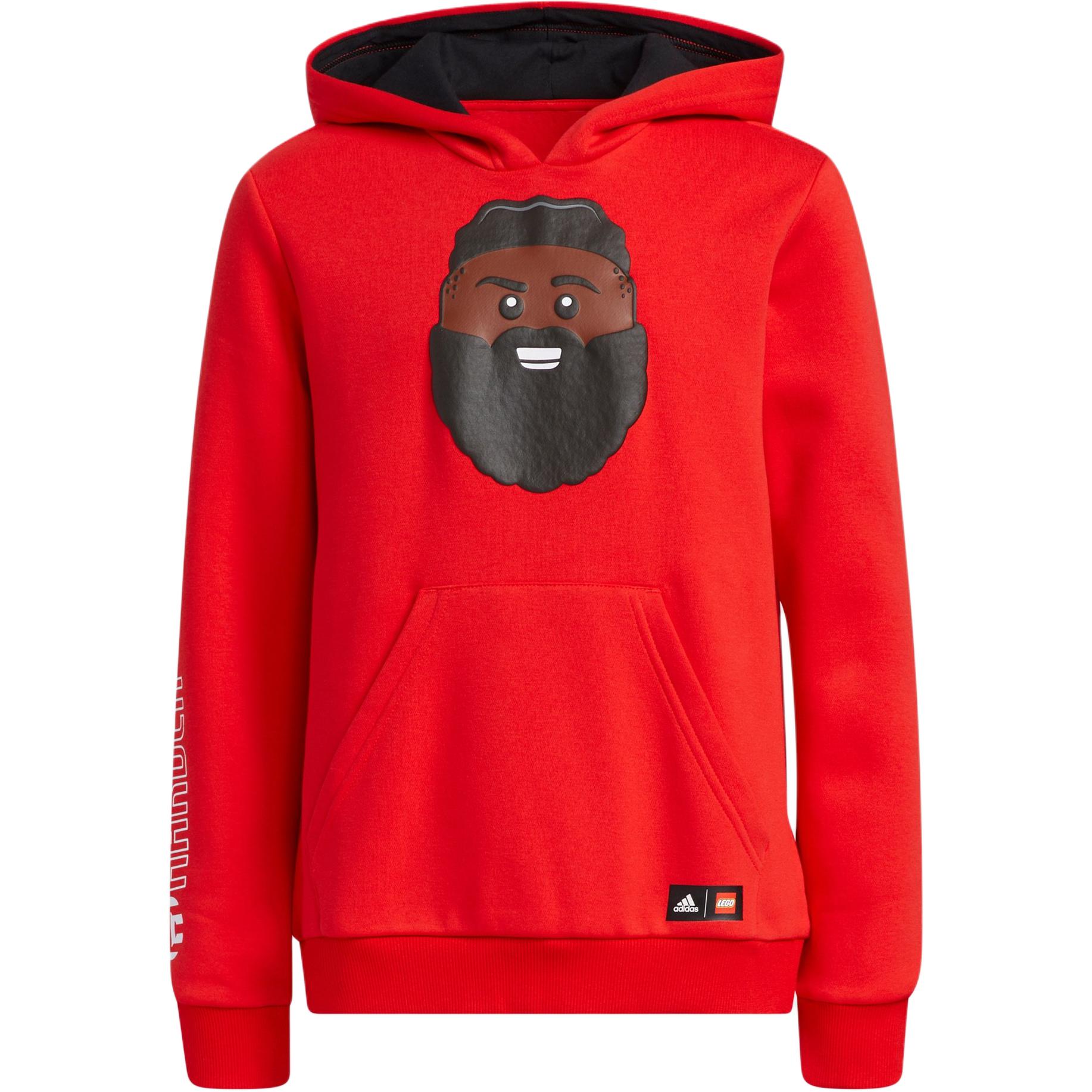 Adidas x LEGO/, Sweatshirt Harden Bright Red Teenagers GR9814 A152