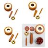 3 Pcs Wax Stamp Seal Kits Wax Seal Warmer with Melting Spoon Melt Stove Pot Furnace Tool for Letter Envelope Stamp
