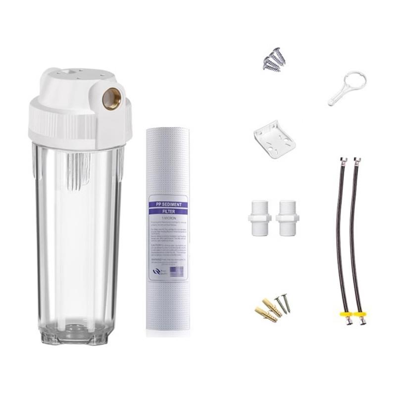 10inch Transparent Water Depurator Filter Bottle Detonation Proof Bottle Filter Replacement Water Filters Bottle