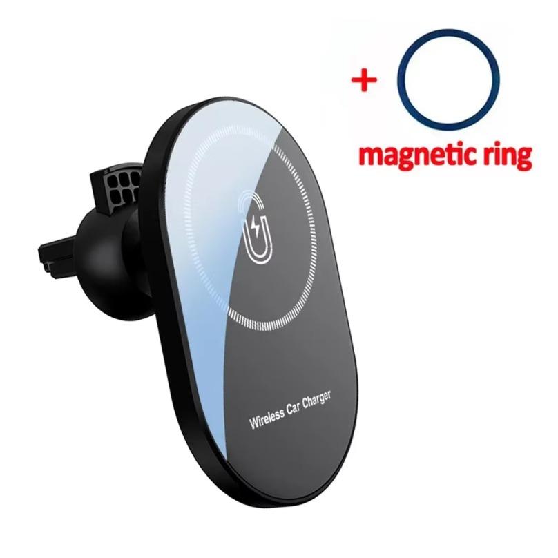 Magnetic Car Wireless Chargers 30W Air Vent Phone Holder For Magsafe iPhone 16 15 14 13 12 Pro Max Car Fast Charging Stand