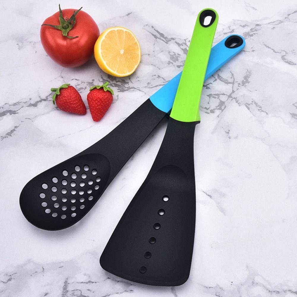 7Pcs/Set Nylon Cooking Spatula Set Non Stick Frying Turner Set Soup Spoon  Nonstick Pan