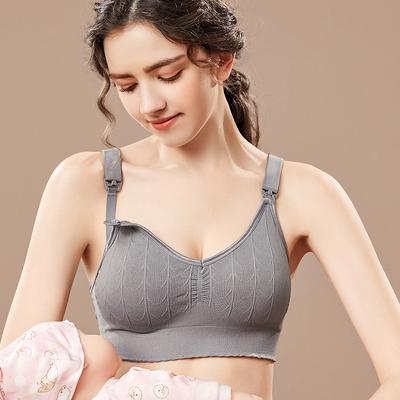 Reggiseno per l'allattamento con fibbia anteriore per donne incinte, reggiseno di grandi dimensioni, reggiseno sottile anti-cedimento