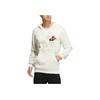 Adidas Logo Print Pullover Hoodie With Long Sleeves Men Tops Pink White HN8981