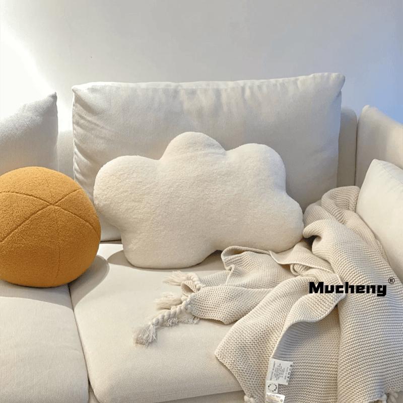 50CM Super Soft Cloud Plush Pillow Stuffed Cloud Shaped Cushion White Cloud Room Chair Room Decor Pillow Seat Cushion Gift