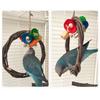 Bird Rest Station Durablity Swing Branch for Comfort and Entertainment Bird Enthusiasts Bird Shop Owner Training Toy