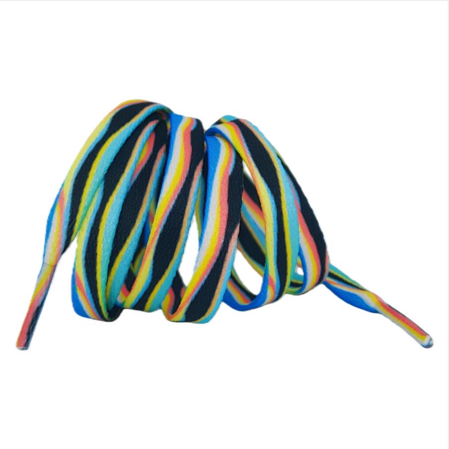 

Trendy Colorfast Vertical Stripe Shoelaces for Sports Shoes 120 cm